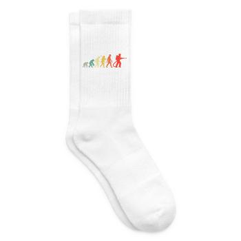 Feuerwehr Evolution Für Den Feuerwehrmann - Tennissocken - Weiß - Rechts