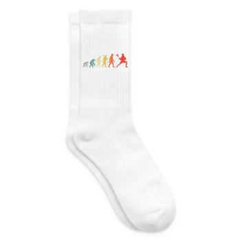 Lacrosse Evolution Für Lacrosse Sport Und Spiel - Tennissocken - Weiß - Rechts