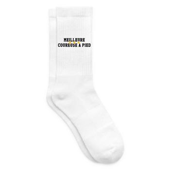 Running / Jogging / Run / Trail / Sport - Tennis socks - white - Right