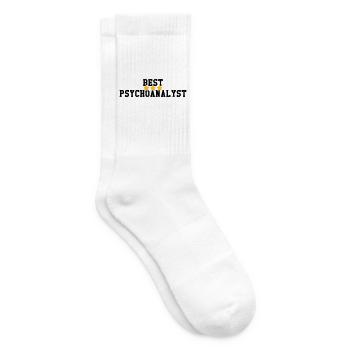 Psychoanalysis Psychoanalytiker Psychanalyse - Tennis socks - white - Right