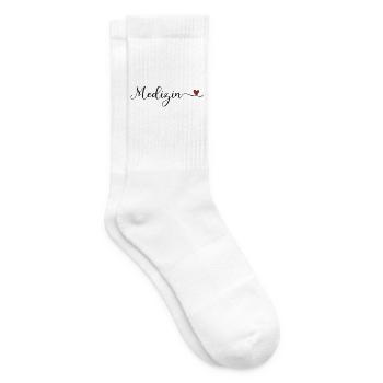 Medizin mi tHerz - Tennissocken - Weiß - Rechts