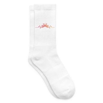Auto Turbo Herzschlag Boosting Boost Racing - Tennissocken - Weiß - Rechts
