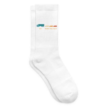 Lkw fahrer ich meine follower - Tennissocken - Weiß - Rechts