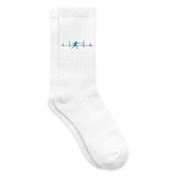 Ultimate Frisbee Geschenk für der Scheibensportler - Tennissocken - Weiß - Rechts