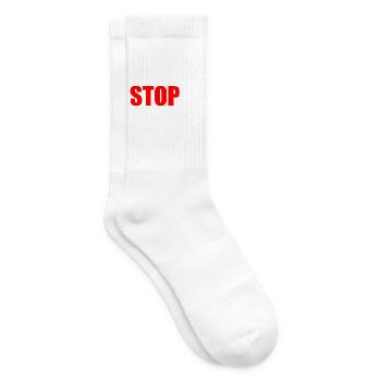 Stop ai - Tennissocken - Weiß - Rechts