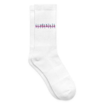 Neon Equalizer Party Time - Tennissocken - Weiß - Rechts