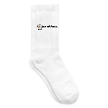 Lisa Marie - Schriftzug Lisa Mäährie mit Schaf - Tennissocken - Weiß - Rechts