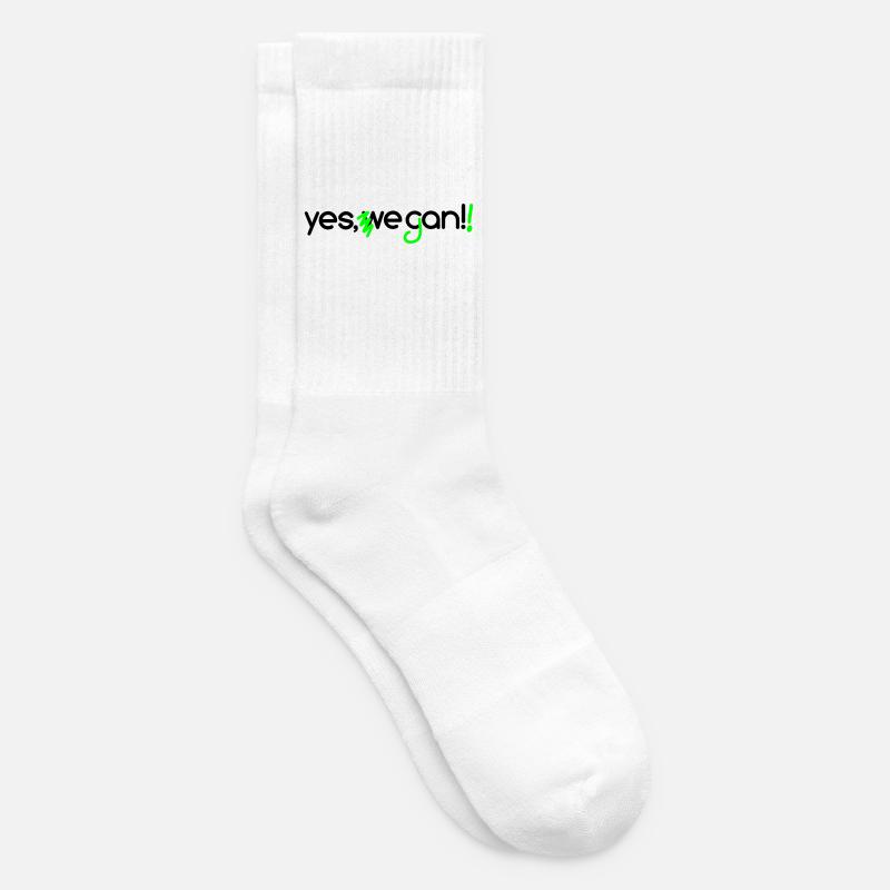 yes we can vegan - Tennissocken - Weiß