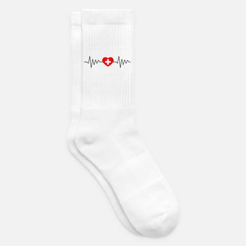 Schweizer Herzschlag - Tennissocken