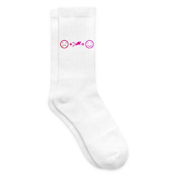 Geschenkidee für eine Taucherin mit Gerätetauchen - Tennissocken - Weiß - Rechts