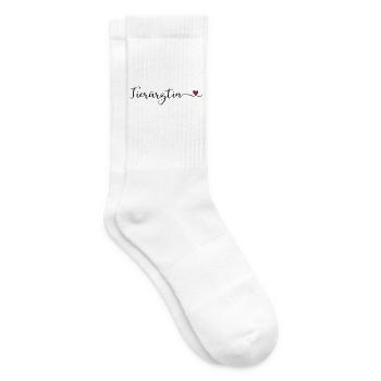 Tierärztin mit Herz - Tennissocken - Weiß - Rechts