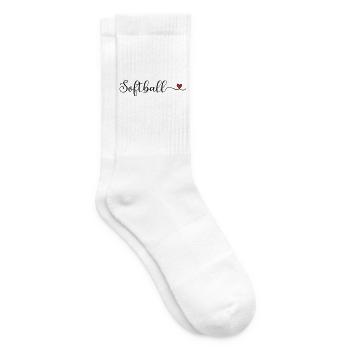 Softball - Tennissocken - Weiß - Rechts