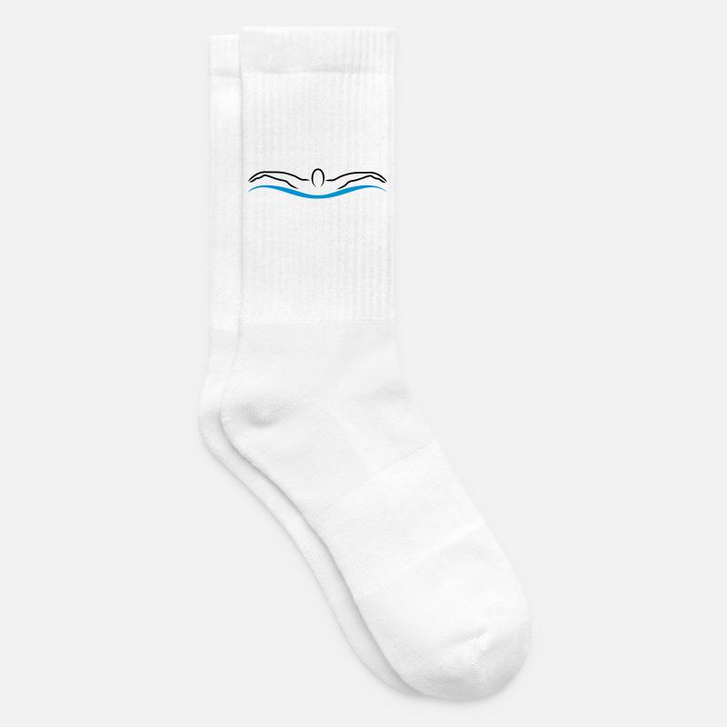 schwimmen - Tennissocken - Weiß