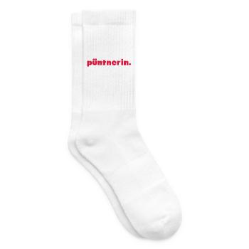püntnerin. - Tennissocken - Weiß - Rechts