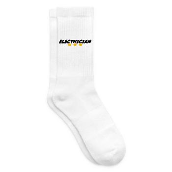 Elektriker / Elektrizität / Arbeit / Job - Tennissocken - Weiß - Rechts