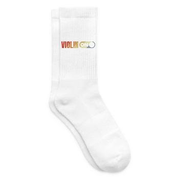 Vintage Violin - Tennis socks - white - Right