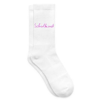 SCHULKIND 2026, EINSCHULUNG, ERSTKLÄSSLER GESCHENK - Tennissocken - Weiß - Rechts