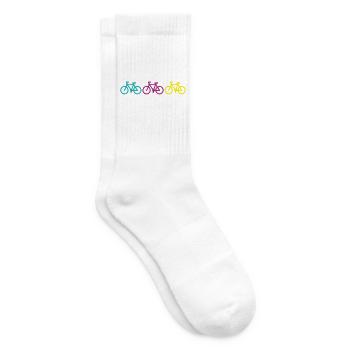 three bikes - Chaussettes de tennis - blanc - Droite
