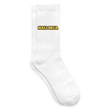 Mallorca Schriftzug - Tennissocken - Weiß - Rechts