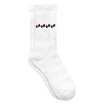 Pilze Bunt - Tennissocken - Weiß - Rechts