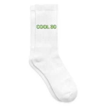 Cool 30 Blumenmuster - Tennissocken - Weiß - Rechts
