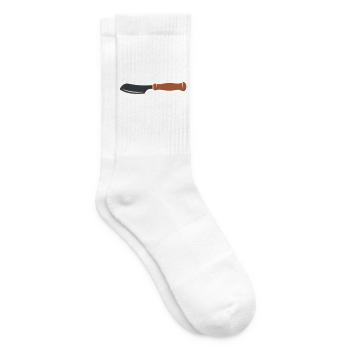 Teigmesser Baecker Grafik - Tennissocken - Weiß - Rechts