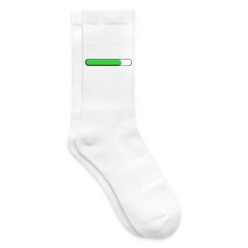 Durchschnittliche Spurweite Grün (drei Viertel) - Tennissocken - Weiß - Rechts