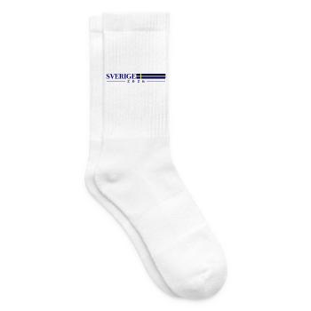 Sweden 2026 Sverige Flag - Tennis socks - white - Right
