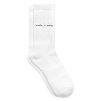 Breadcrumb Dealer Taubenliebhaber Geschenkidee - Tennissocken - Weiß - Rechts