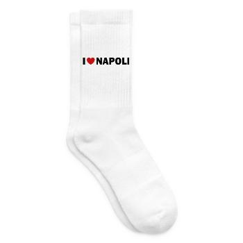 I love Napoli Herz Liebe Neapel - Tennissocken - Weiß - Rechts