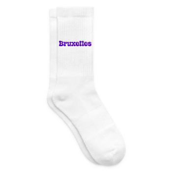 Brussels Retro Groovy Purple - Tennissocken - Weiß - Rechts