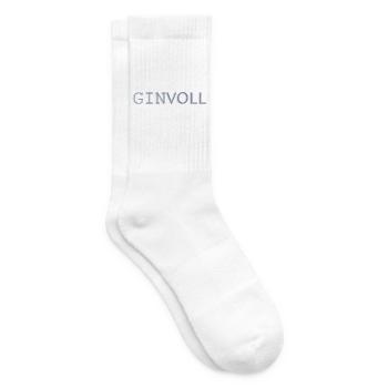 Ginvoll Pastell Typo Design - Tennissocken - Weiß - Rechts