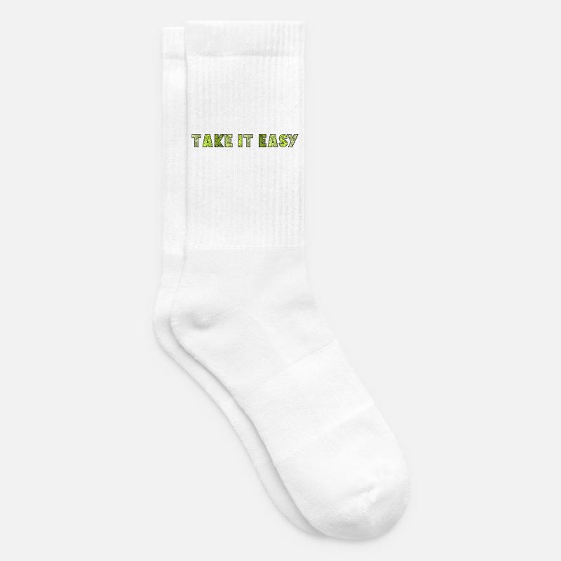Take It Easy - Tennissocken - Weiß