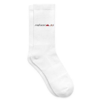 Remplacer les voitures par des vélos; Édition Python - Chaussettes de tennis - blanc - Droite