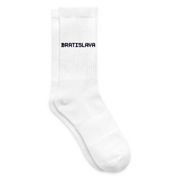 BRATISLAVA Slovakia Slowakei - Tennissocken - Weiß - Rechts