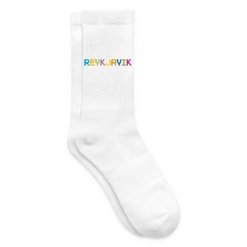 REYKJAVIK Iceland Island - Tennis socks - white - Right