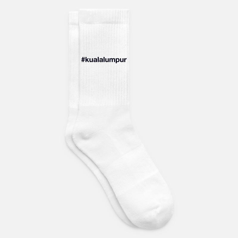 KUALA LUMPUR Hashtag Malaysia - Tennis socks - white