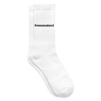 NOUVELLE-ZÉLANDE Hashtag - Chaussettes de tennis - blanc - Droite