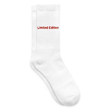 Limited Edition Schriftzug Retro - Tennissocken - Weiß - Rechts
