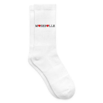 Mosebolle - Tennissocken - Weiß - Rechts