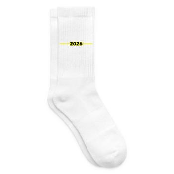 Millésime 2026 - Chaussettes de tennis - blanc - Droite