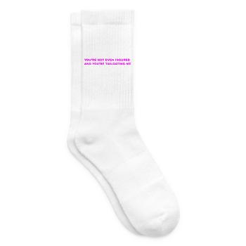 Road Joke - Tennis socks - white - Right