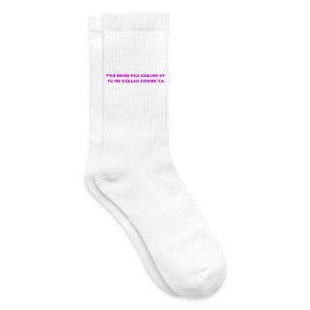 T’es Même Pas Assuré - Chaussettes de tennis - blanc - Droite