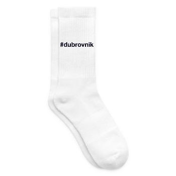 Dubrovnik Hrvatska Croatia Kroatien Hashtag - Tennis socks - white - Right