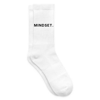 Mindset - Mental de Gagnant - Chaussettes de tennis - blanc - Droite