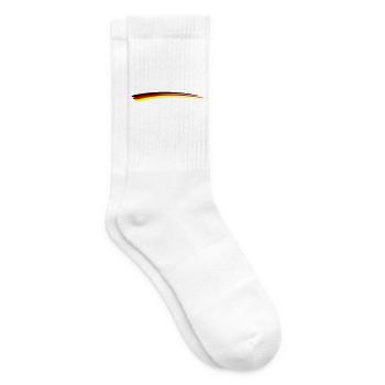 Germany Flag Line - Tennis socks - white - Right
