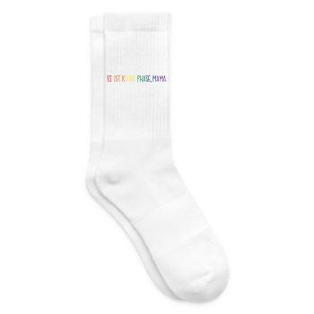 Es ist keine Phase, Mama. Rainbow Edition. - Tennissocken - Weiß - Rechts