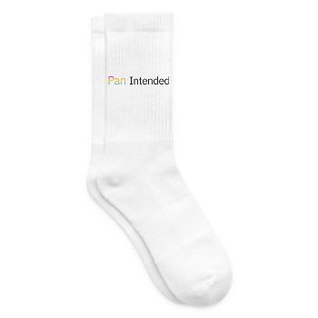 Pan intended – a pansexual subtle pride shirt - Tennis socks - white - Right