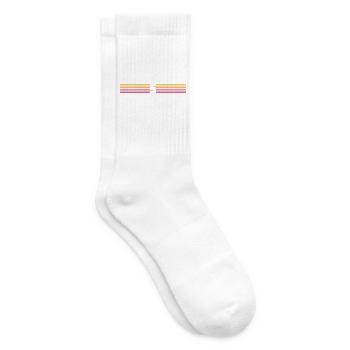 5 Trikotnummer 5 – 5 Jahre alter Retro 5 Geburtstag - Tennissocken - Weiß - Rechts