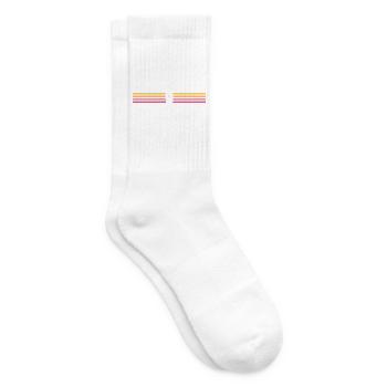 9 Trikotnummer 9 – 9 Jahre alter retro 9 Geburtstag - Tennissocken - Weiß - Rechts